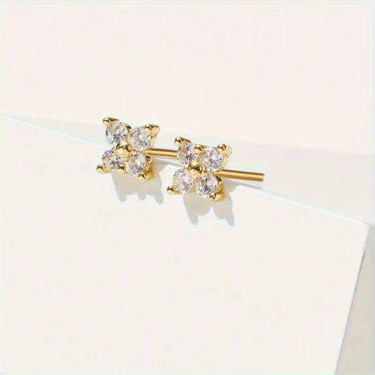 ARETES FLORA - 3 PIEZAS